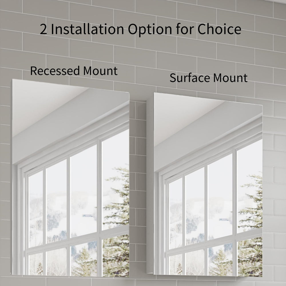 Bathroom Medicine Cabinet with Mirror - From Where - 