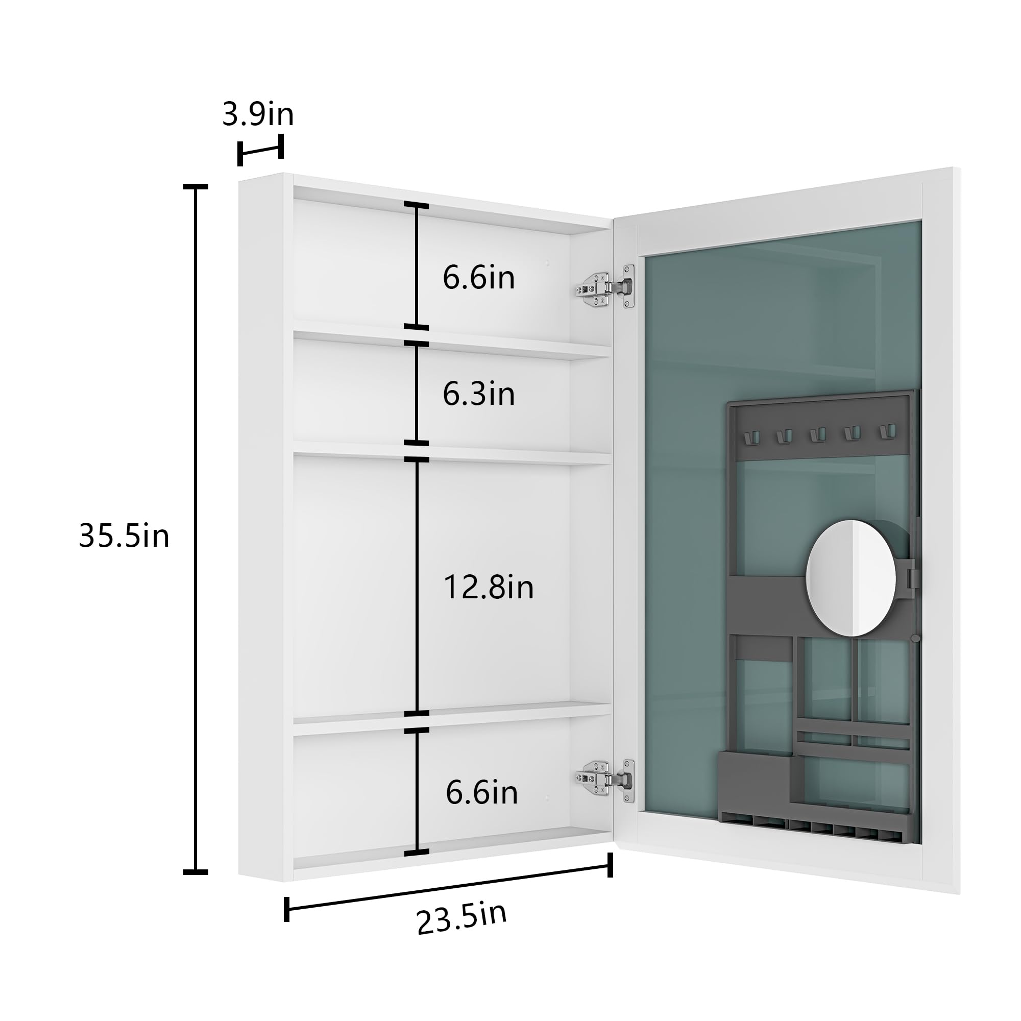 Bathroom Medicine Cabinet with Mirror - From Where - 