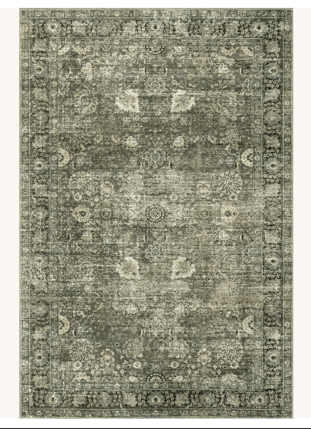 Bayberry Spill Proof Vintage Washable Rug - From Where Finds - 