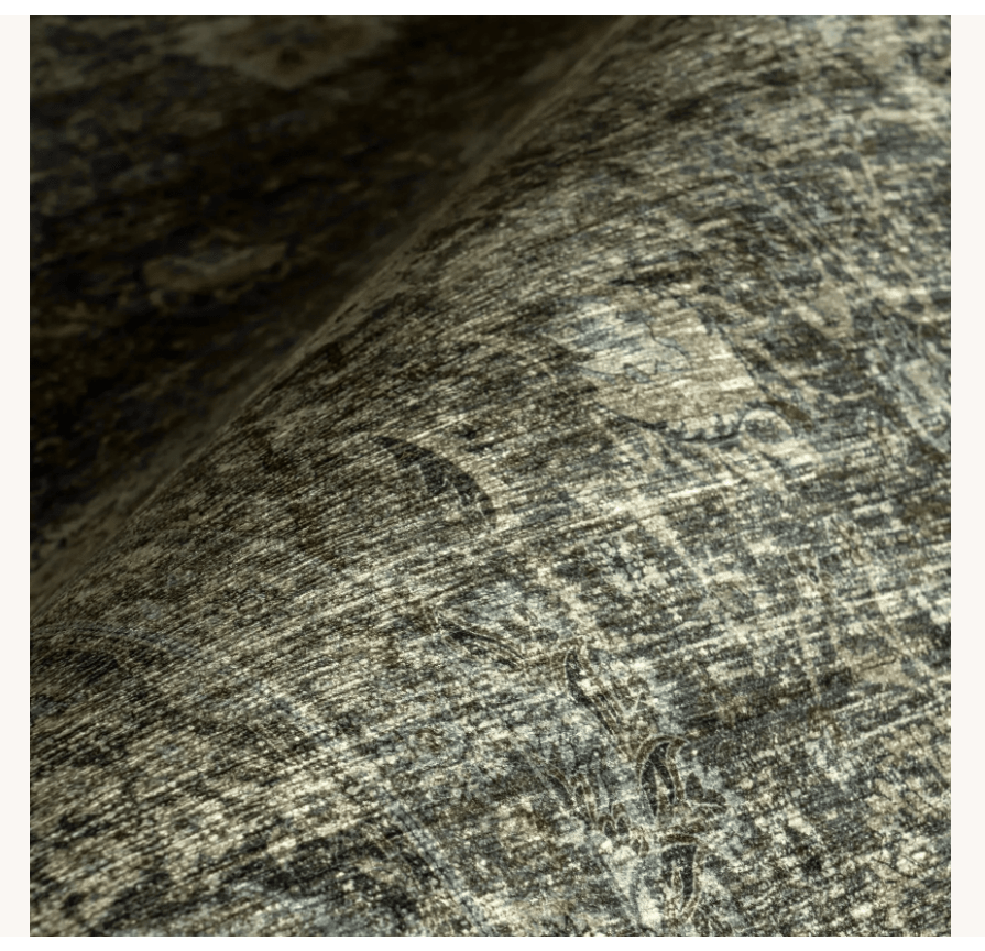 Bayberry Spill Proof Vintage Washable Rug - From Where Finds - 