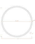 Beaded Framed Wall Mirror - From Where - 