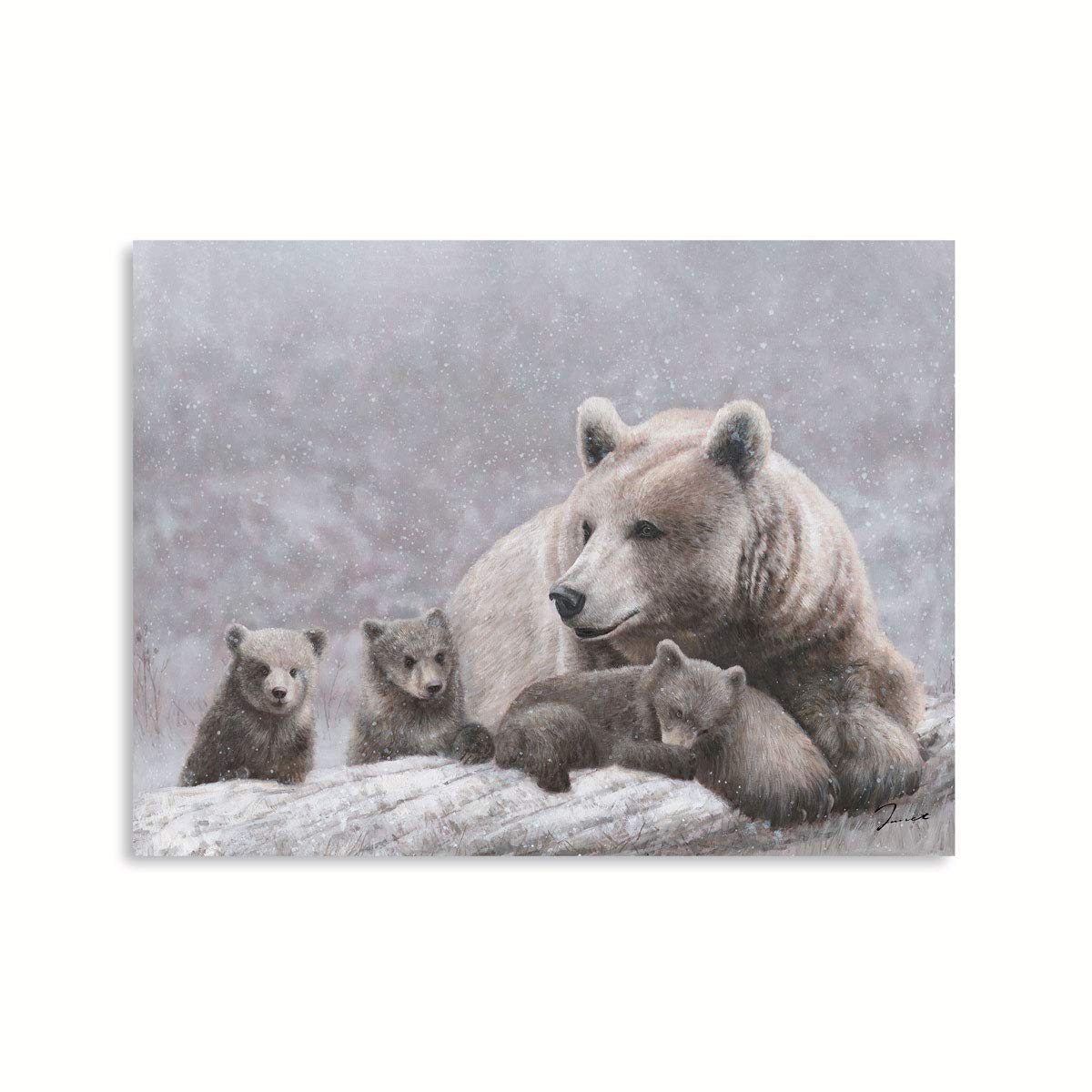 Bear Pictures Canvas Wall Art - From Where - 