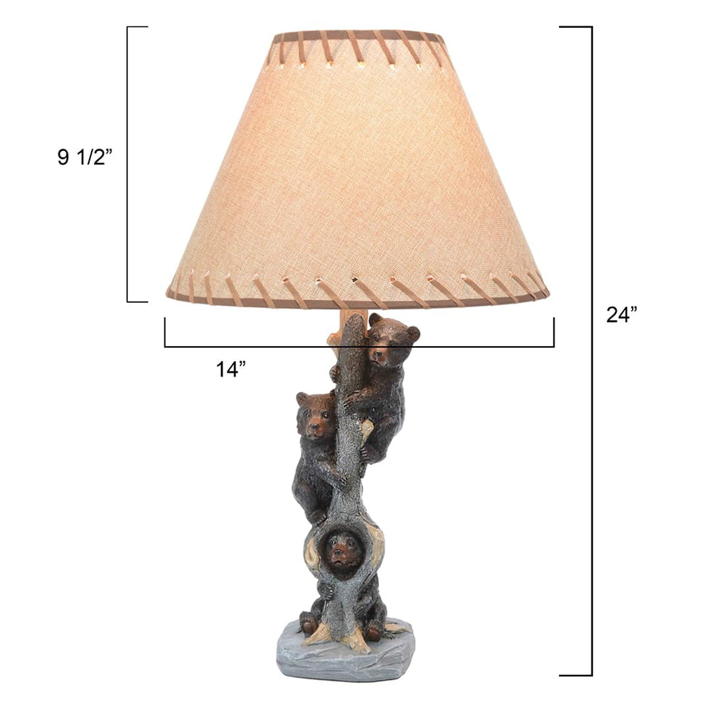 Bears in a Tree Table Lamp - From Where - 