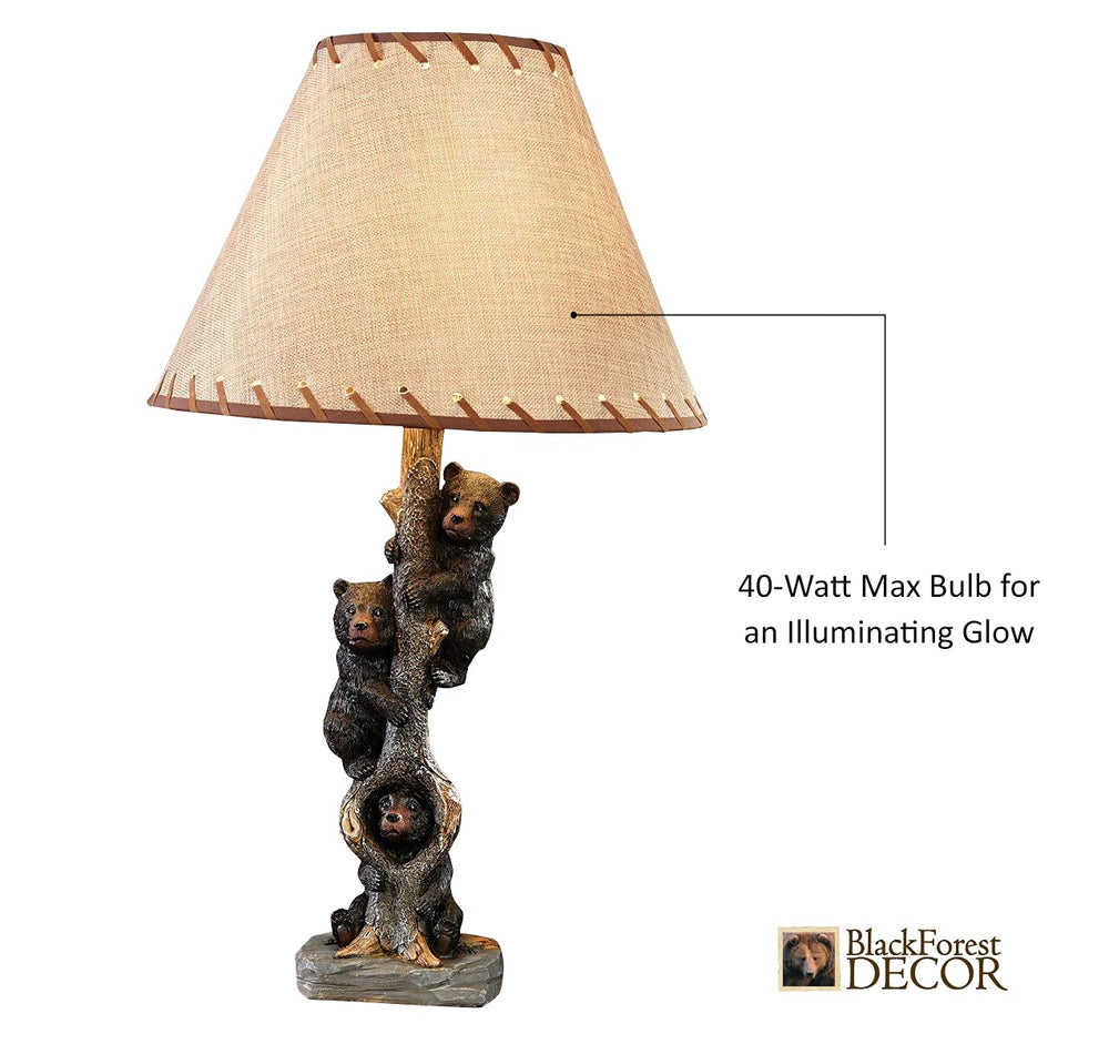Bears in a Tree Table Lamp - From Where - 