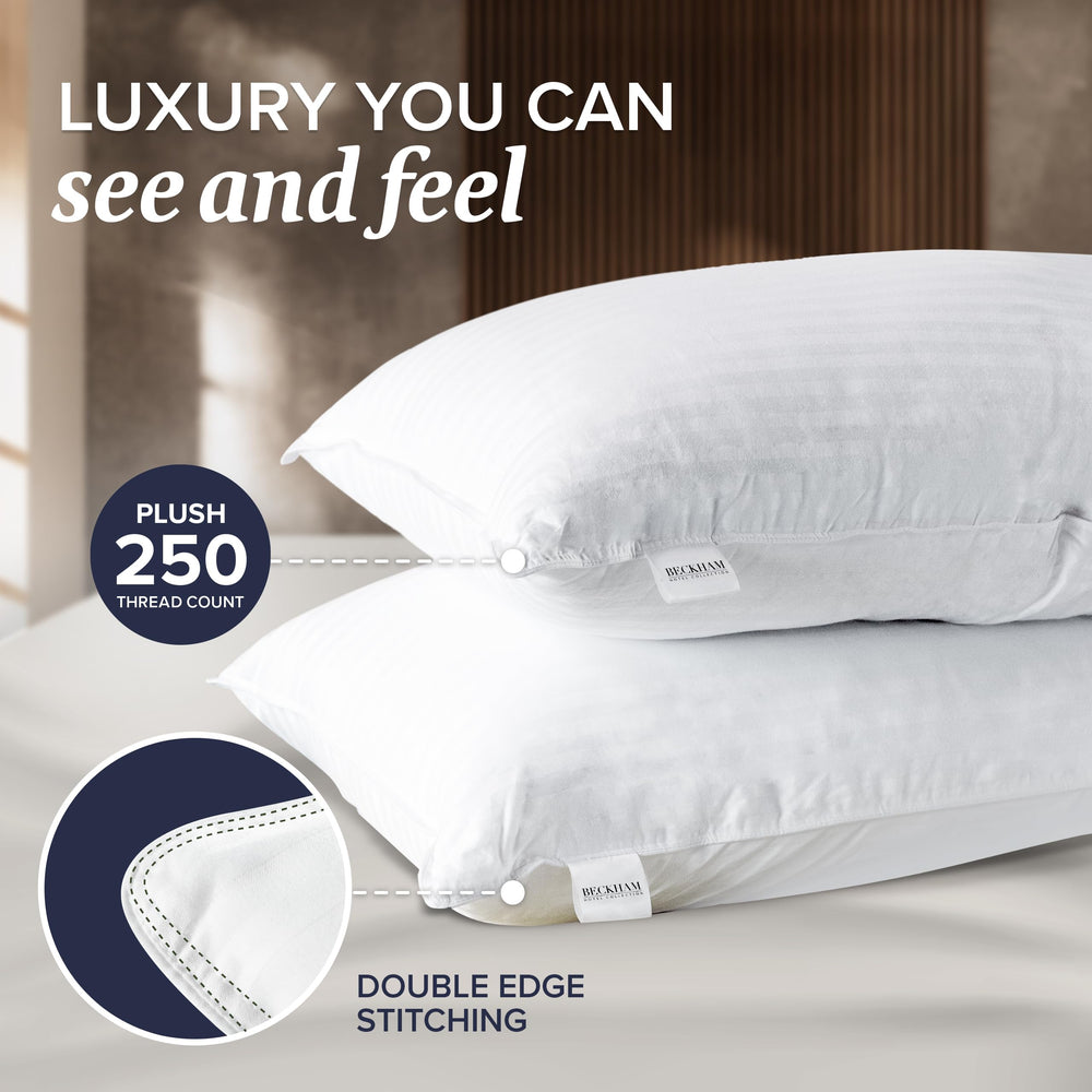 Beckham Hotel Bed Pillows (Set of 2) - From Where - 