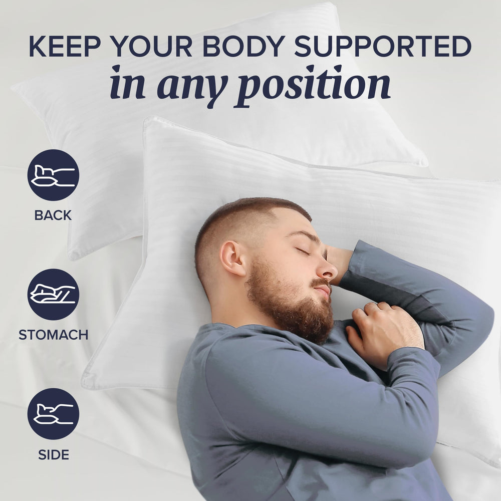 Beckham Hotel Bed Pillows (Set of 2) - From Where - 