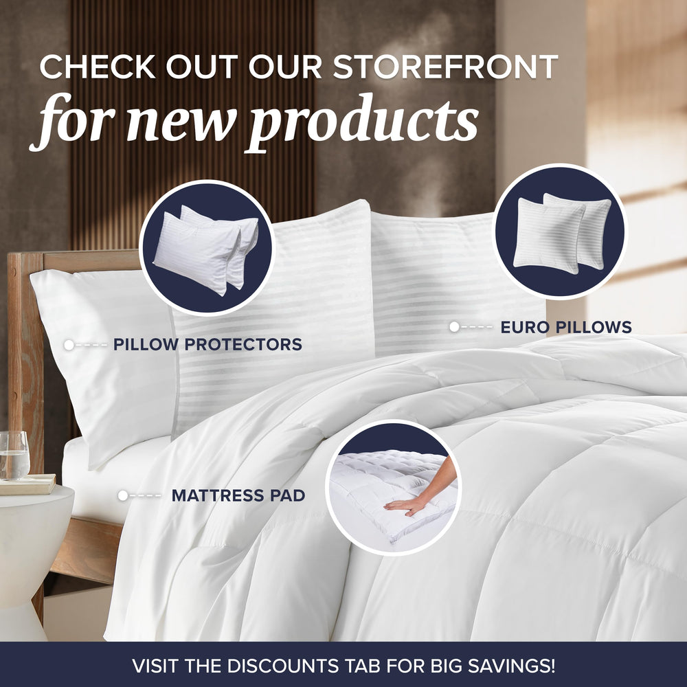 Beckham Hotel Bed Pillows (Set of 2) - From Where - 