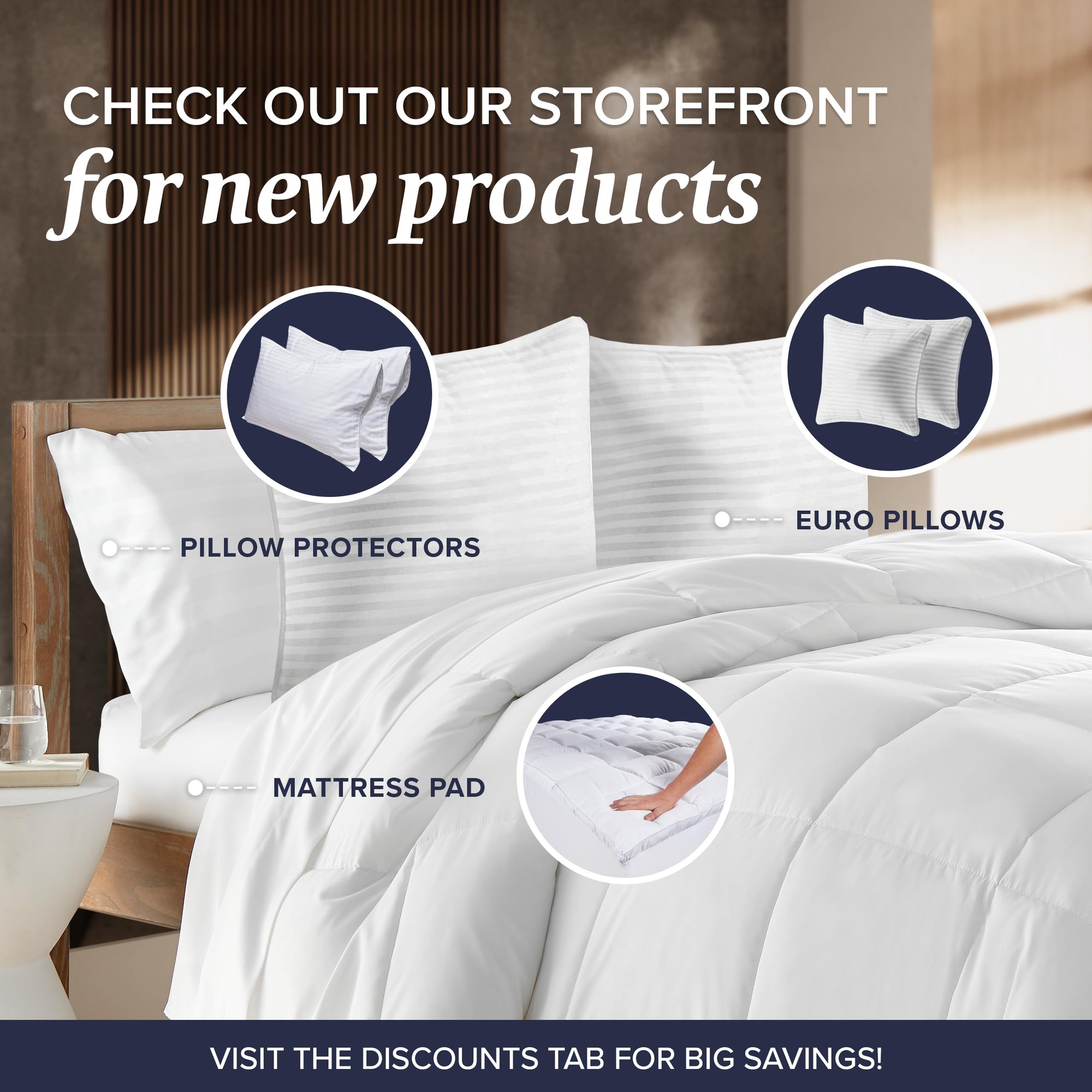 Beckham Hotel Bed Pillows (Set of 2) - From Where - 