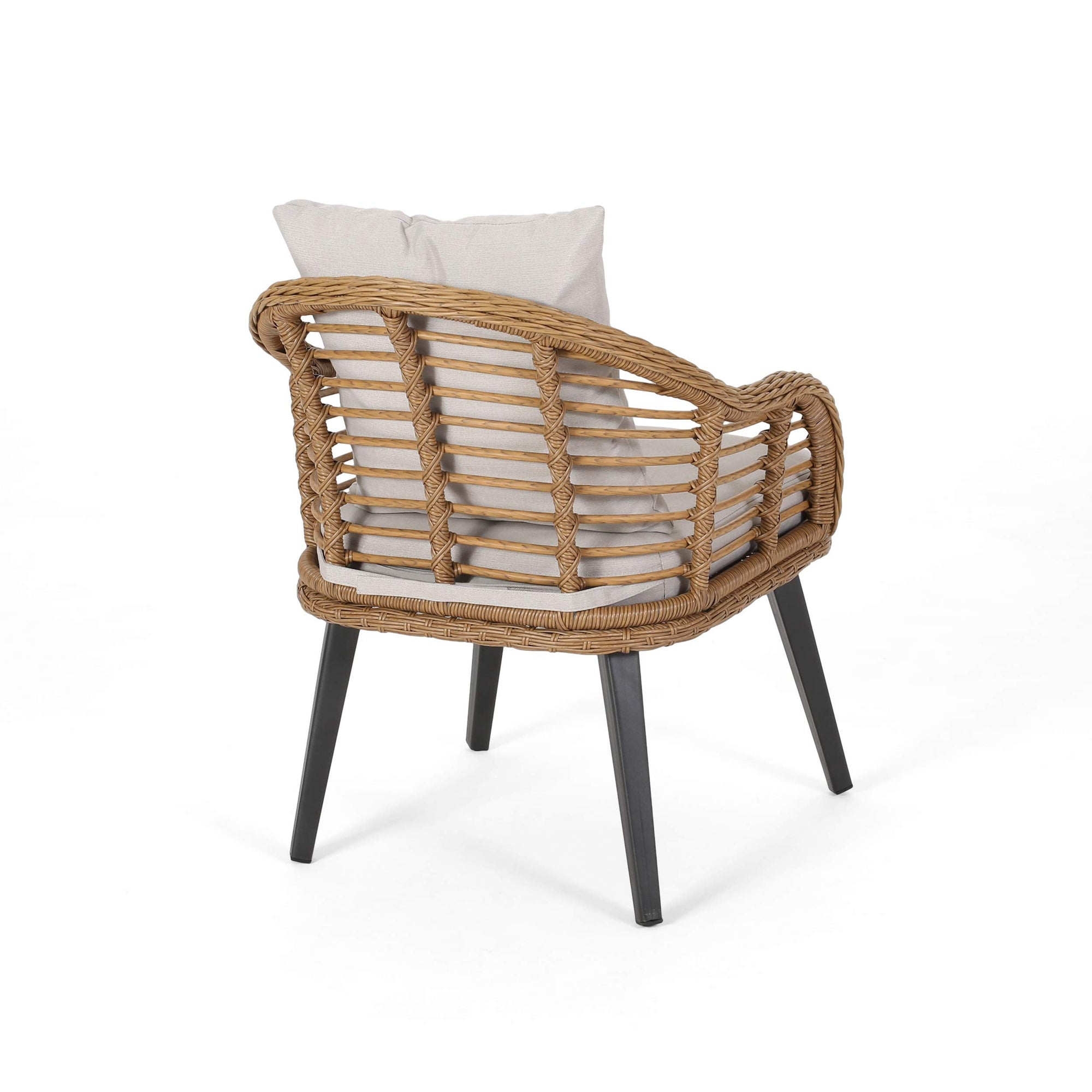 Becky Indoor Wicker Club Chairs (Set of 2) - From Where - 
