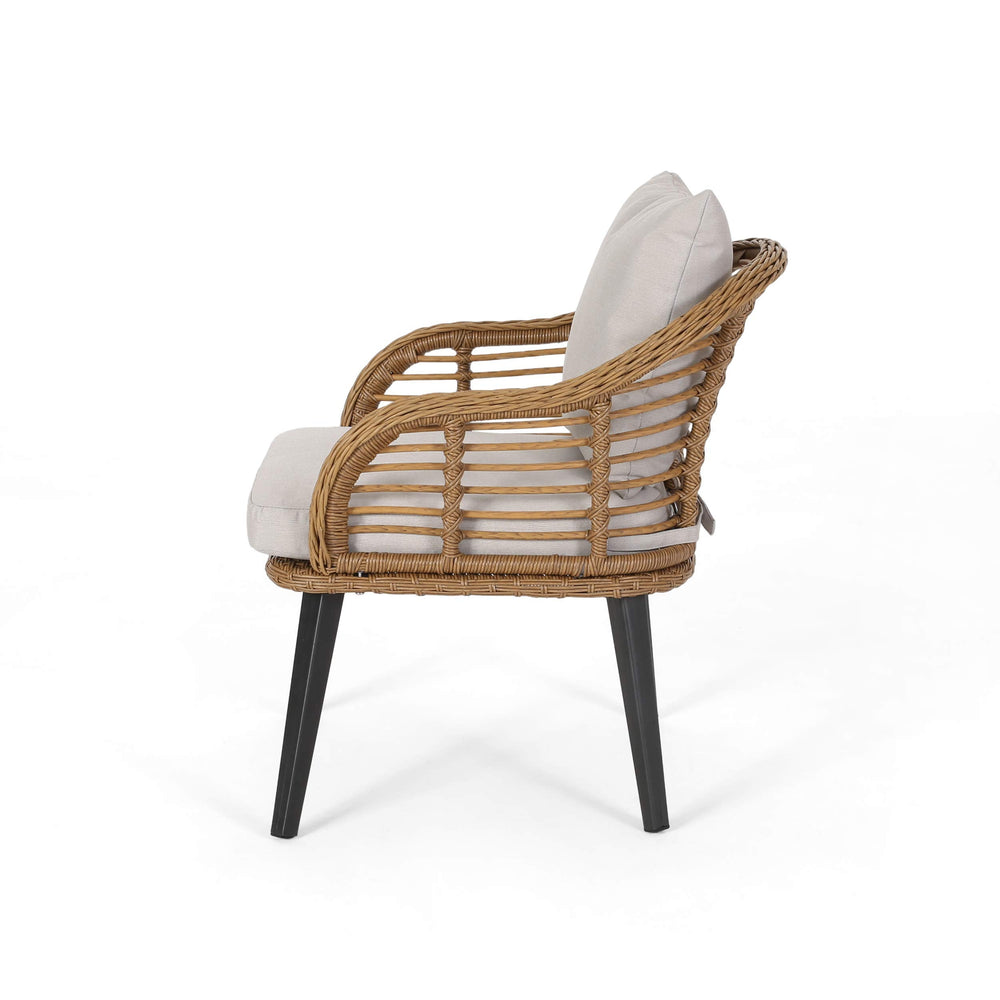 Becky Indoor Wicker Club Chairs (Set of 2) - From Where - 