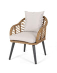 Becky Indoor Wicker Club Chairs (Set of 2) - From Where - 