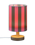 Bedside Lamp Pink Black Stripe Lamp - From Where - 