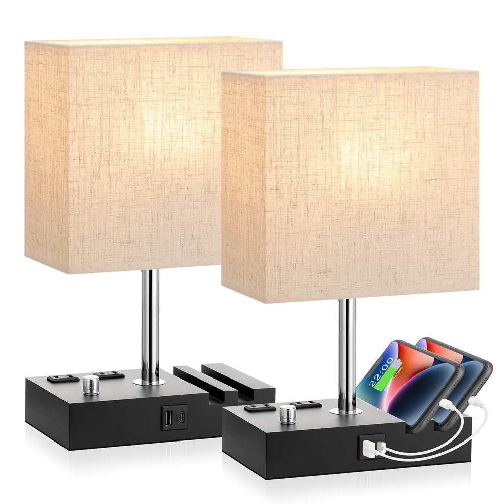 Bedside Lamps for Bedroom Set of 2 - From Where - 