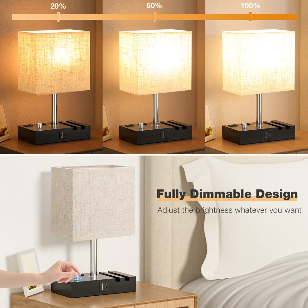 Bedside Lamps for Bedroom Set of 2 - From Where - 