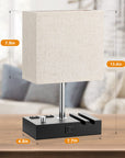 Bedside Lamps for Bedroom Set of 2 - From Where - 