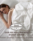 Bedsure 100% Washed Cotton Duvet Cover King Size - From Where - 