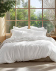 Bedsure 100% Washed Cotton Duvet Cover King Size - From Where - 