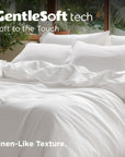 Bedsure 100% Washed Cotton Duvet Cover King Size - From Where - 