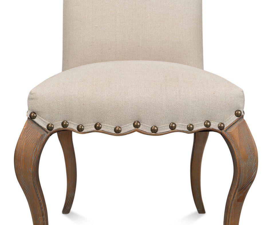 Beige Thorne Side Chair - From Where - 