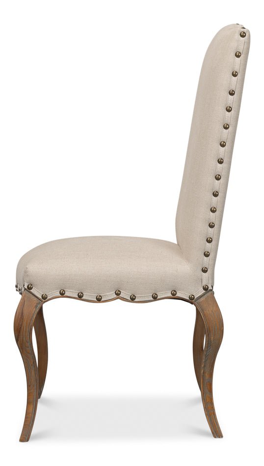 Beige Thorne Side Chair - From Where - 