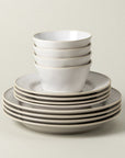 Beja 12 - Piece Dinnerware Set with Cereal Bowl - From Where Finds - 