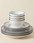 Beja 12 - Piece Dinnerware Set with Cereal Bowl - From Where Finds - 
