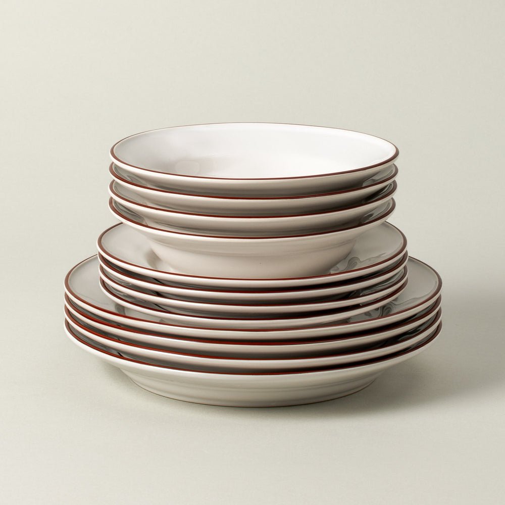 Beja 12 - Piece Dinnerware Set with Pasta Bowl - From Where Finds - 