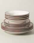 Beja 12 - Piece Dinnerware Set with Pasta Bowl - From Where Finds - 