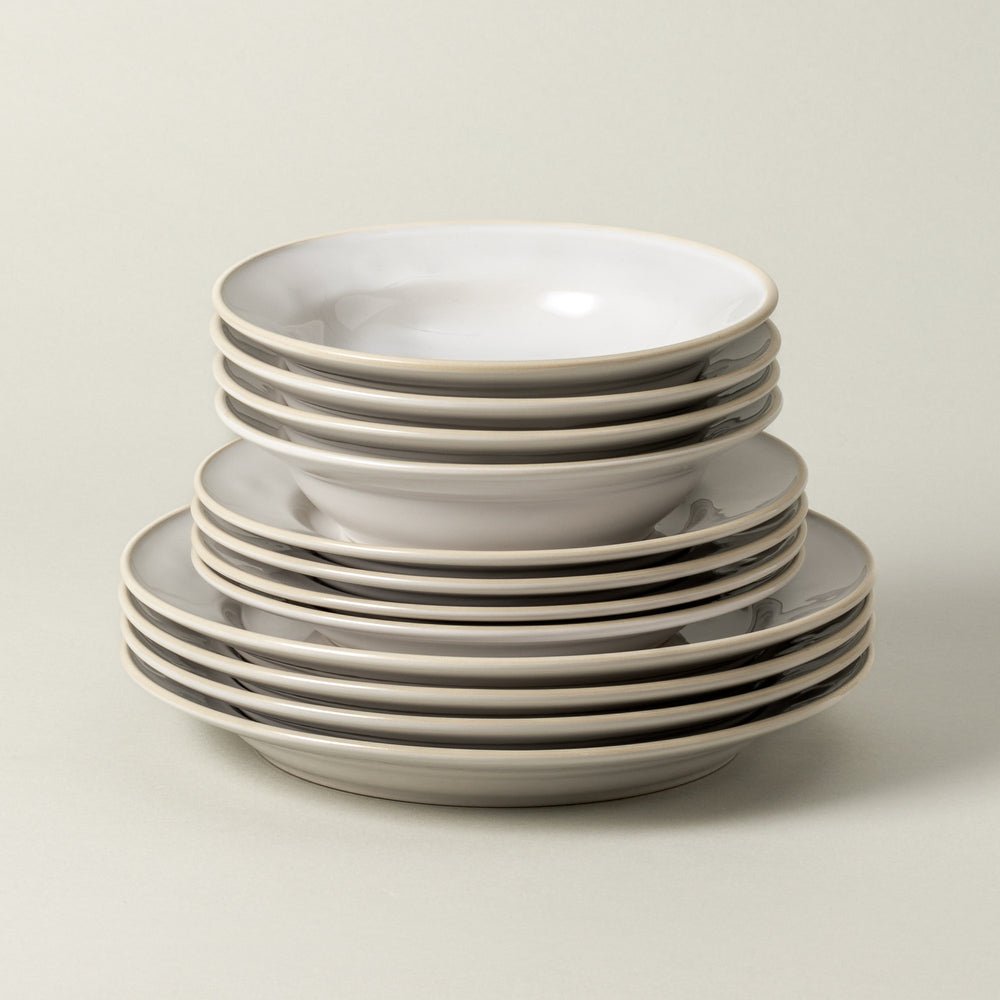 Beja 12 - Piece Dinnerware Set with Pasta Bowl - From Where Finds - 