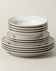 Beja 12 - Piece Dinnerware Set with Pasta Bowl - From Where Finds - 