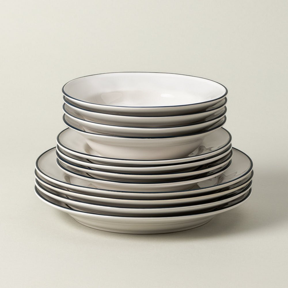 Beja 12 - Piece Dinnerware Set with Pasta Bowl - From Where Finds - 
