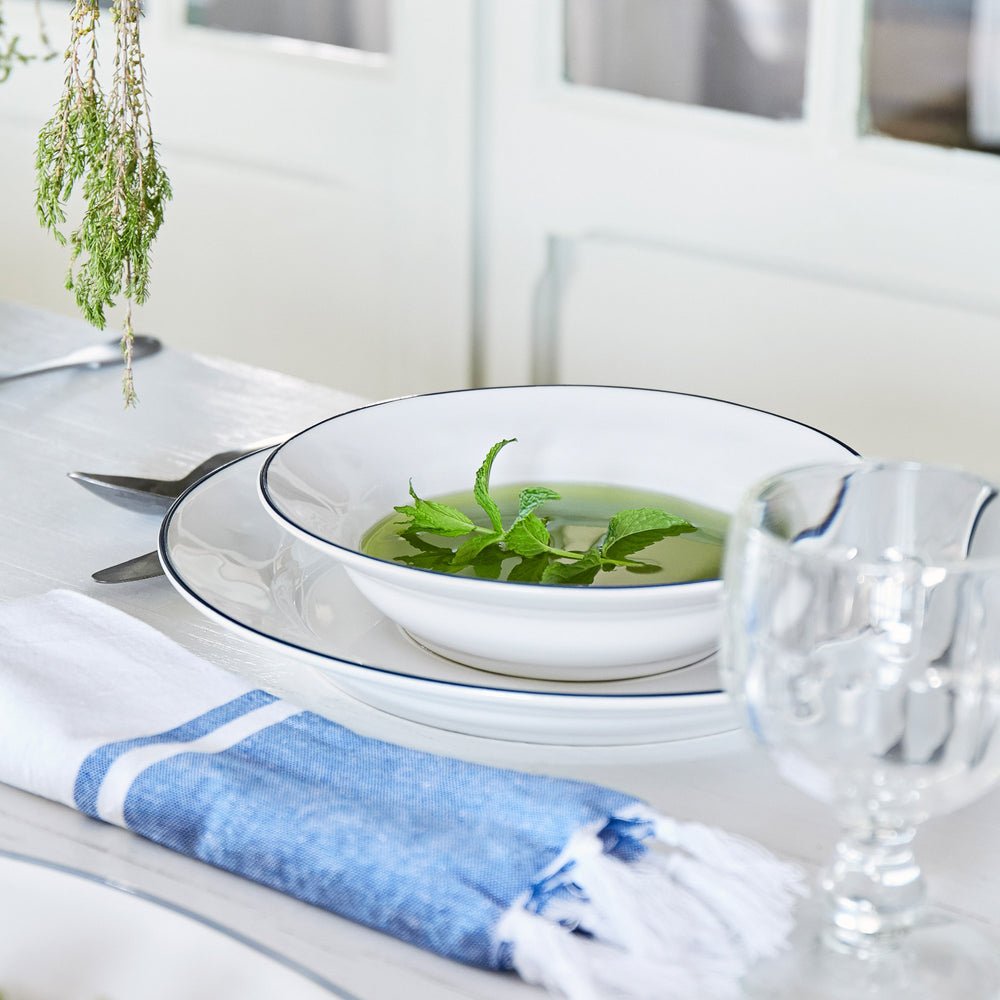 Beja Soup/Pasta Plate (Set of 6) - From Where Finds - 