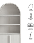 Bellamy Arched Display Cabinet - From Where Finds - 