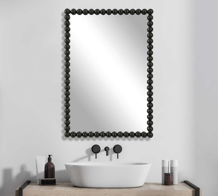 Belle Beaded Vanity Mirror - From Where - 