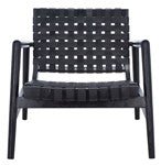Bellona Leather Woven Accent Chair - From Where Finds - 
