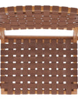 Bellona Leather Woven Accent Chair - From Where Finds - 