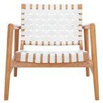 Bellona Leather Woven Accent Chair - From Where Finds - 