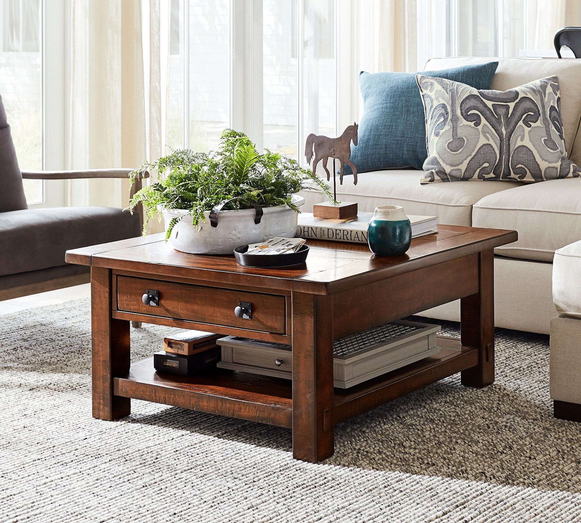Benchwright Square Coffee Table - From Where - 