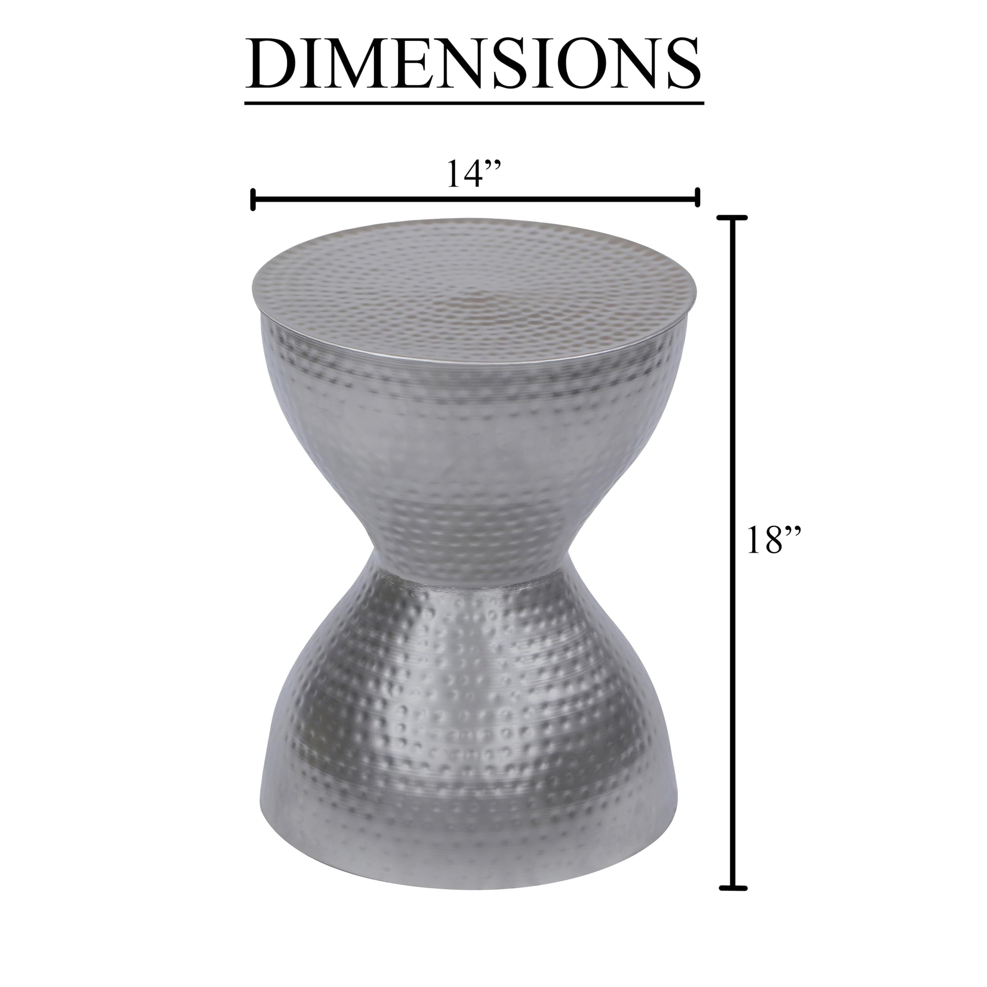 Benjara Industrial Iron Stool - From Where - 