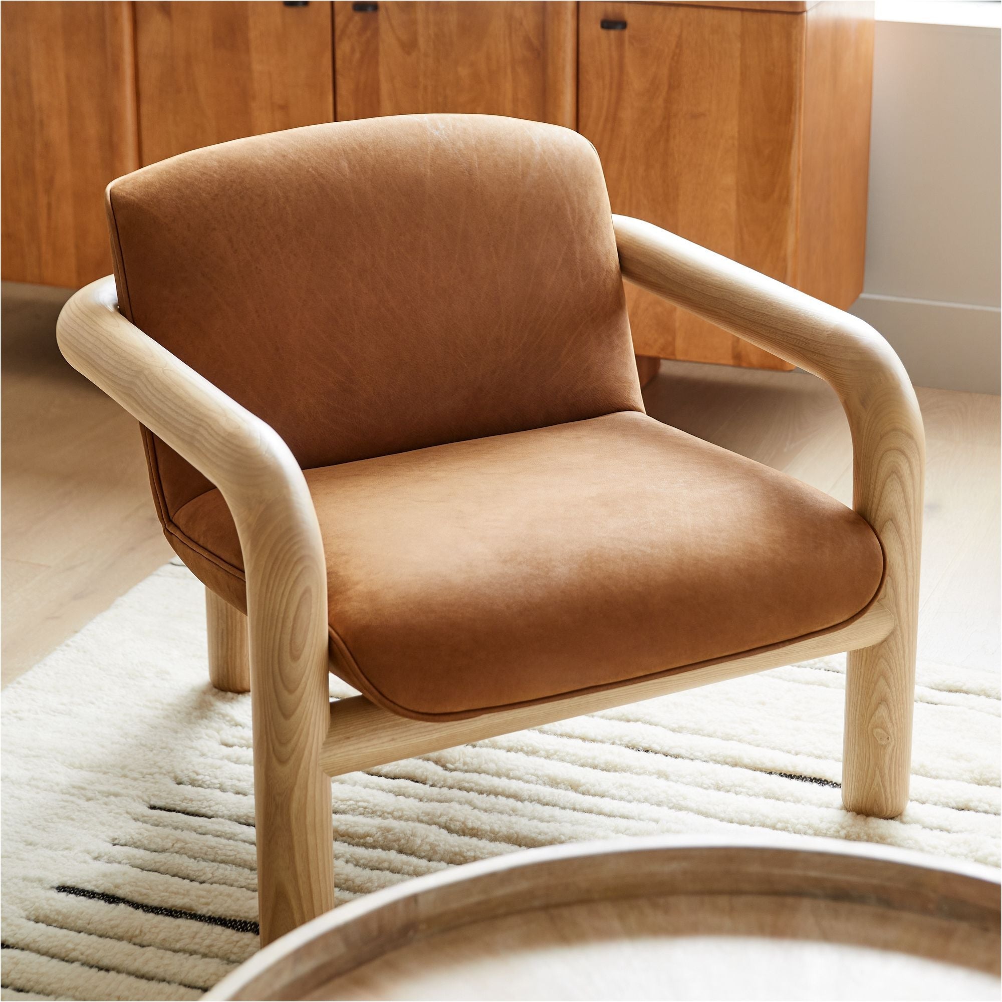 Benson Leather Chair - From Where Finds - 
