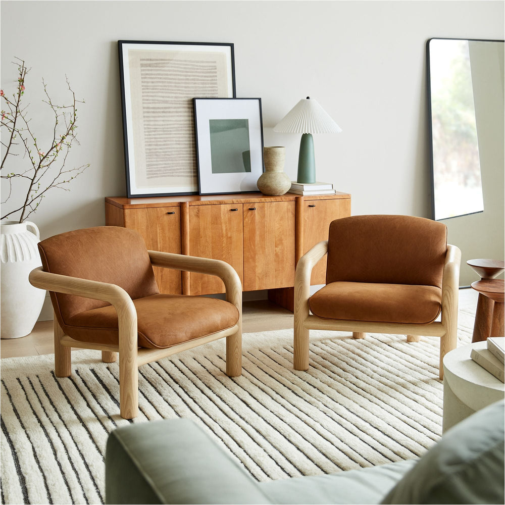 Benson Leather Chair - From Where Finds - 