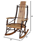 Bentwood Hickory Rocking Chair - From Where Finds - 