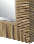 Berkshire Faux Rattan Wall Mirror - From Where - 