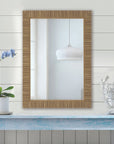 Berkshire Faux Rattan Wall Mirror - From Where - 
