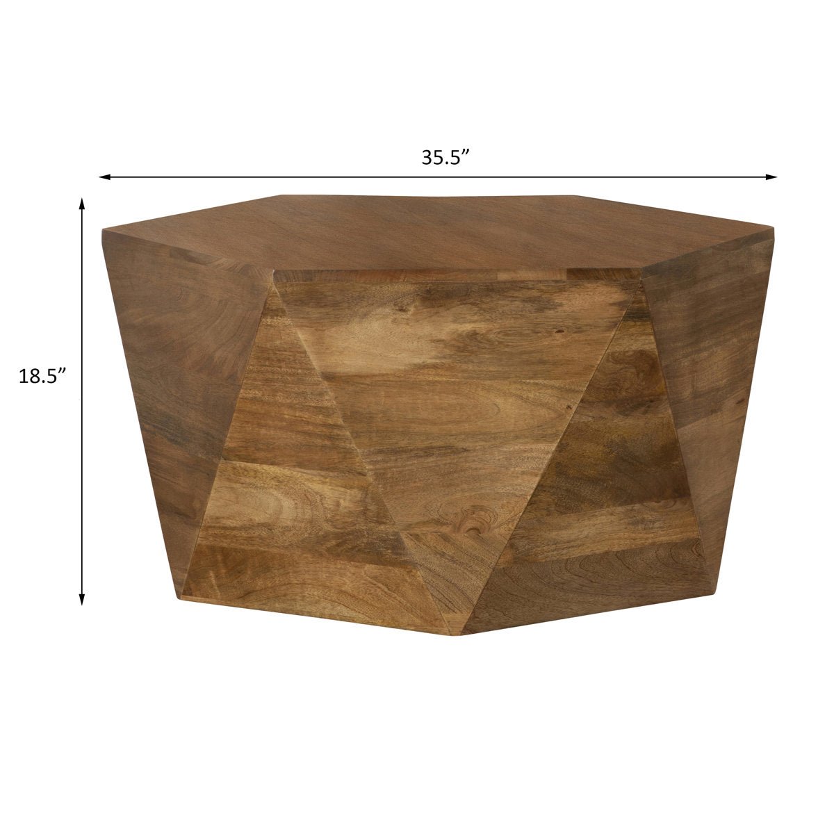 Berneau Solid Wood Coffee Table - From Where - 