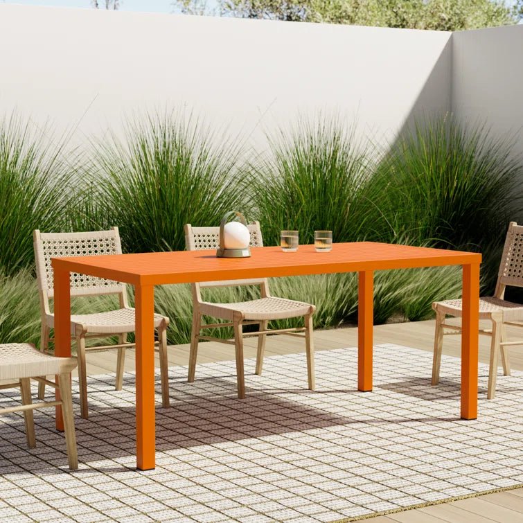 Bette Aluminum Outdoor Dining Table - From Where - 