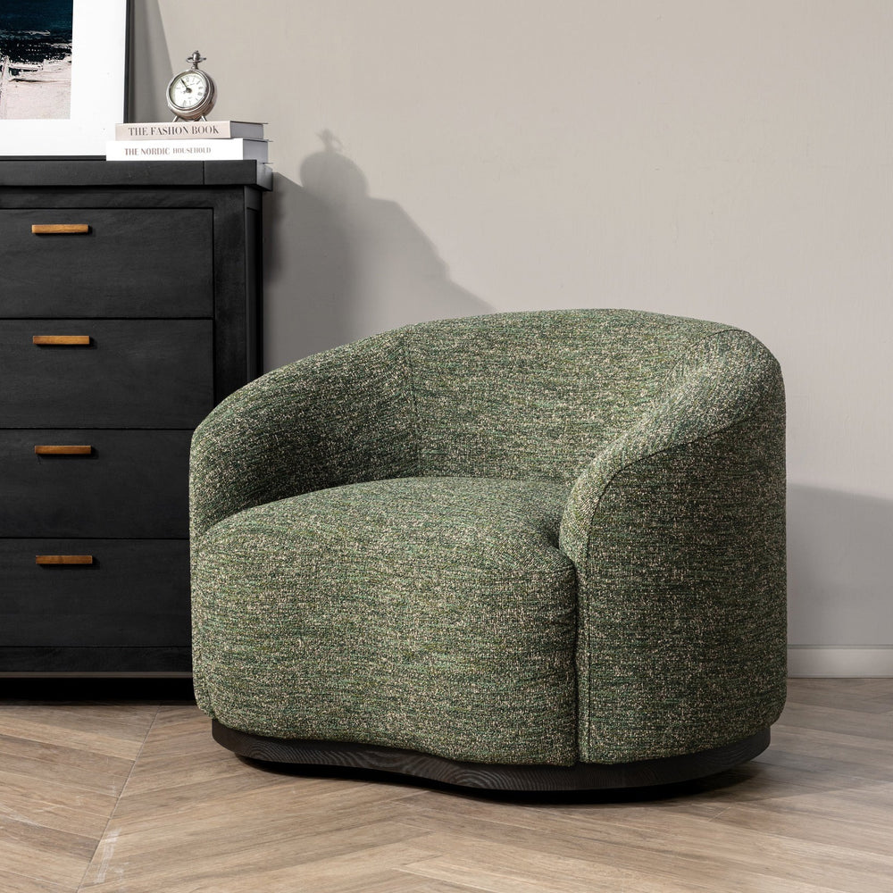 Beverly Upholstered Swivel Chair - From Where Finds - 