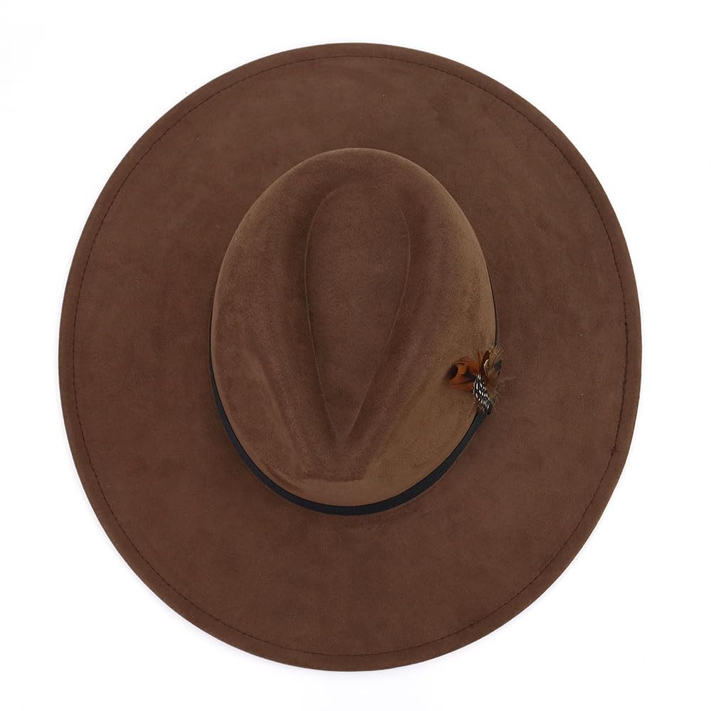Big Wide Brim Fedora Hat - From Where - 