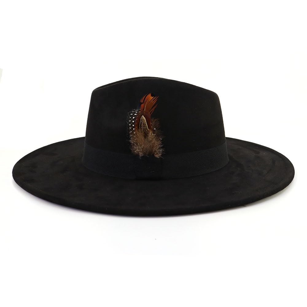 Big Wide Brim Fedora Hats - From Where - 