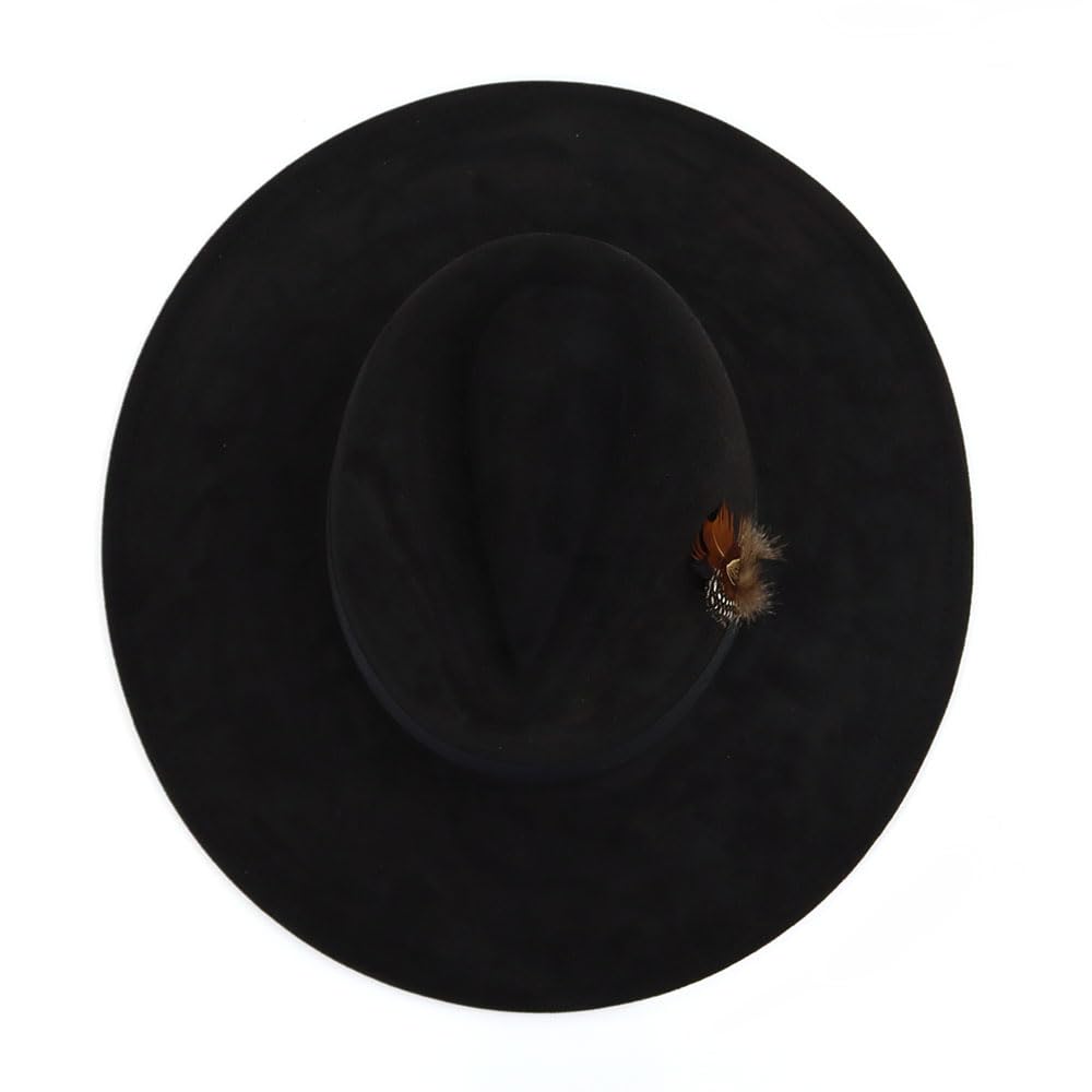 Big Wide Brim Fedora Hats - From Where - 
